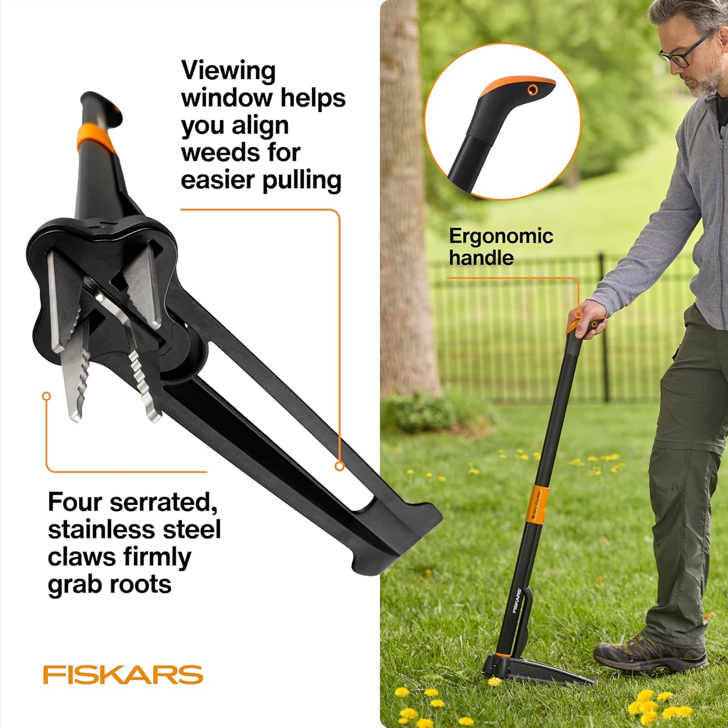 4-Claw Stand up Weed Puller