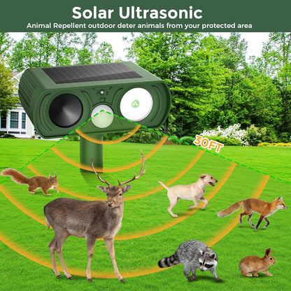 Solar-Powered Lawn Pest Repellers
